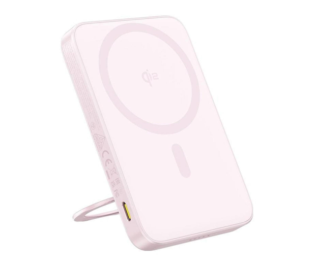 Baseus PicoGo Qi2 Magnetic powerbank 5000mAh 20W Pink - 1348186 - zdjęcie
